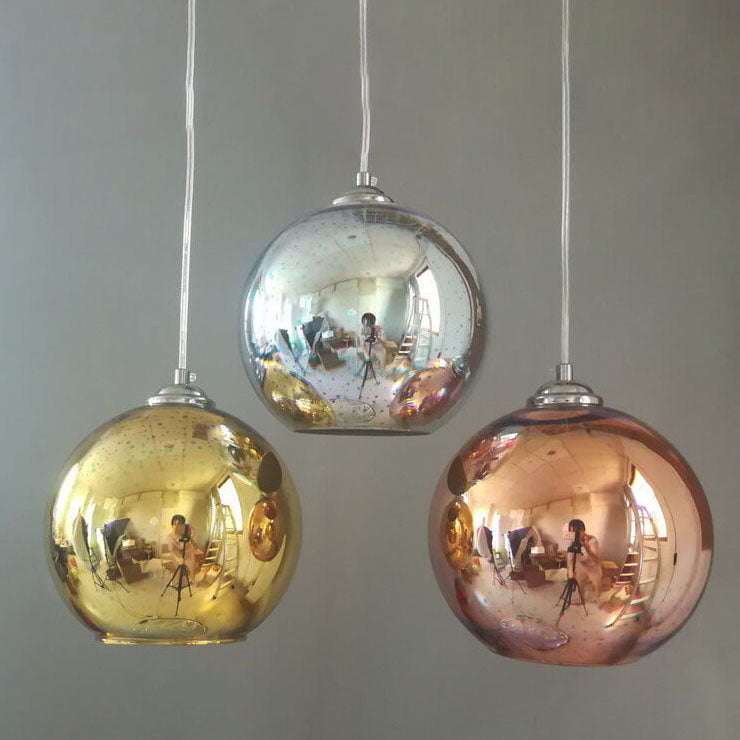 Vibrant Colorful Glass Pendant Light Fixture
