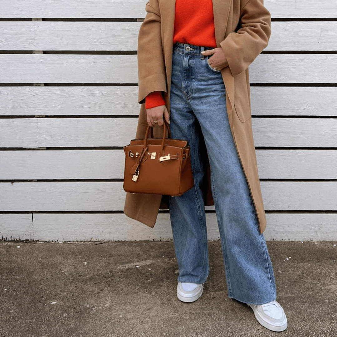 Classic Genuine Leather Tote Bag for Women