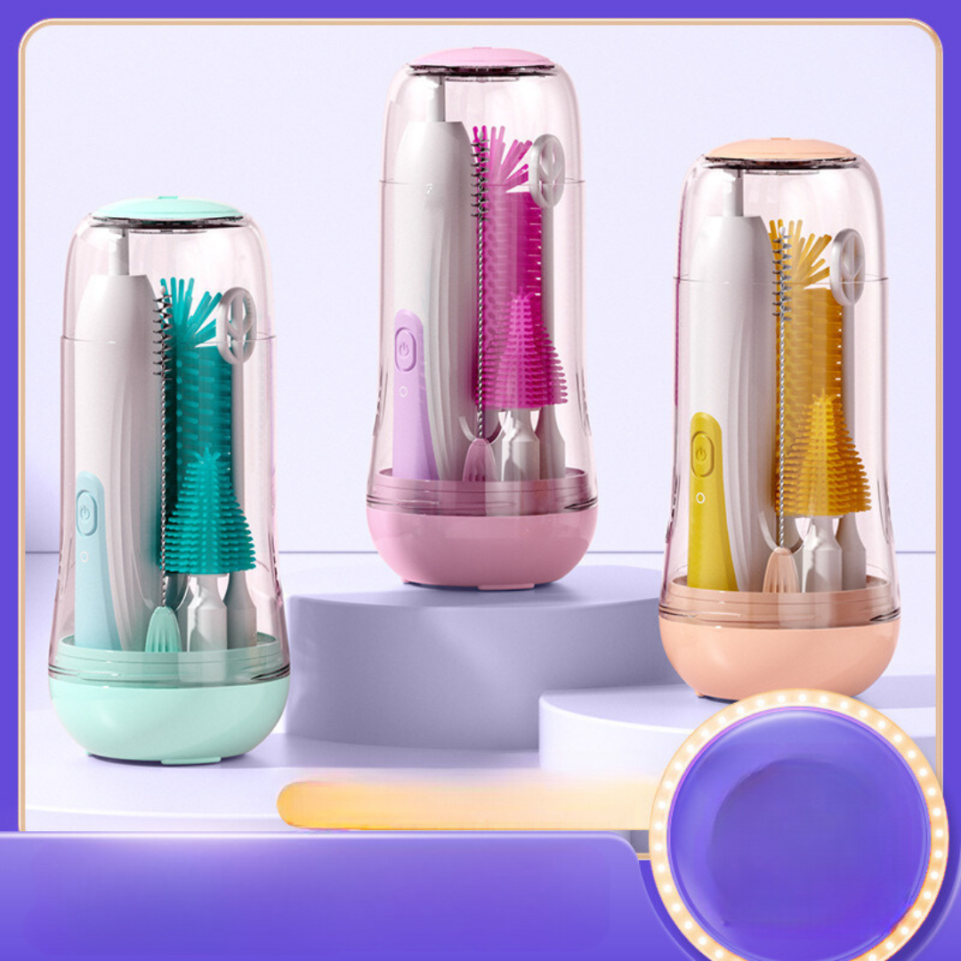 Baby 6-in-1 Bottle Brush Cleaner Set - Fesara