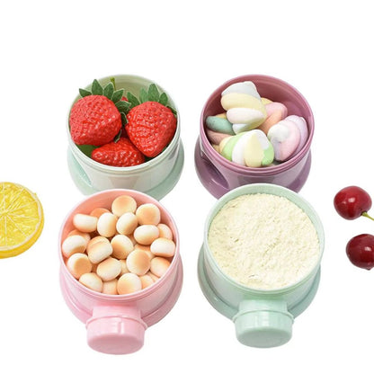 Baby Food Dispenser Container for Milk & Snack Storage