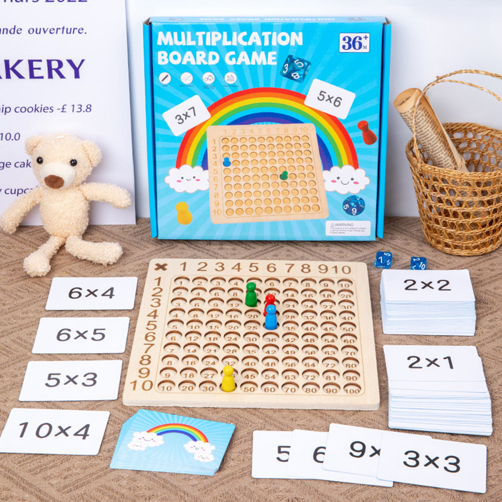 Fun Math Learning Board Game