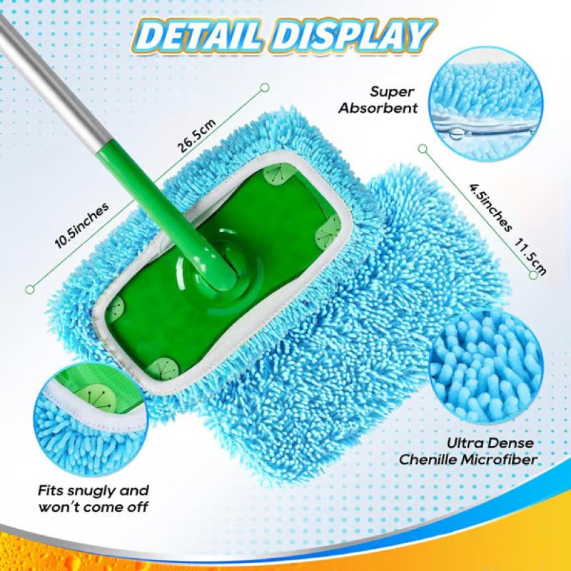Washable Microfiber Mop Pad