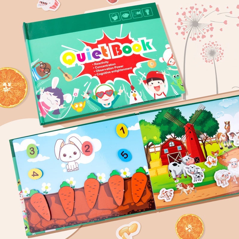 Quiet Learning Book For Kids