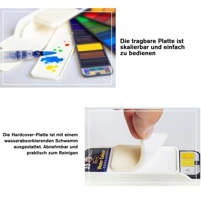 Vibrant Artists Gouache Paint Palette