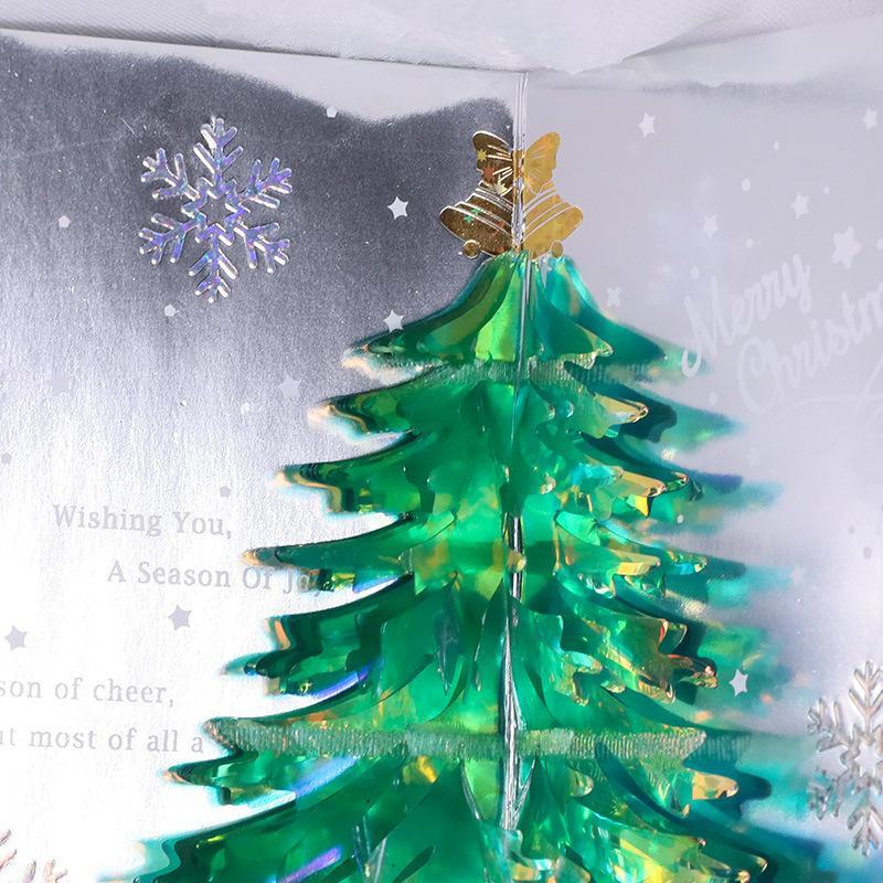 Unique 3D Festive Holiday Greeting Card