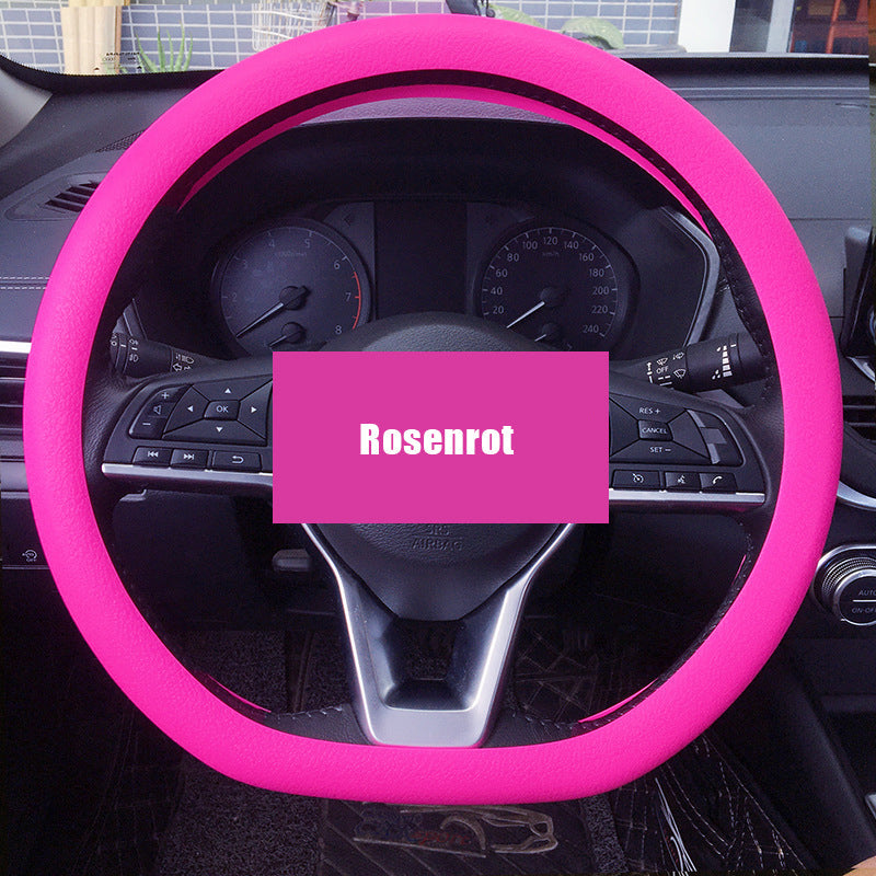 Premium Leather Car Steering Wheel Cover