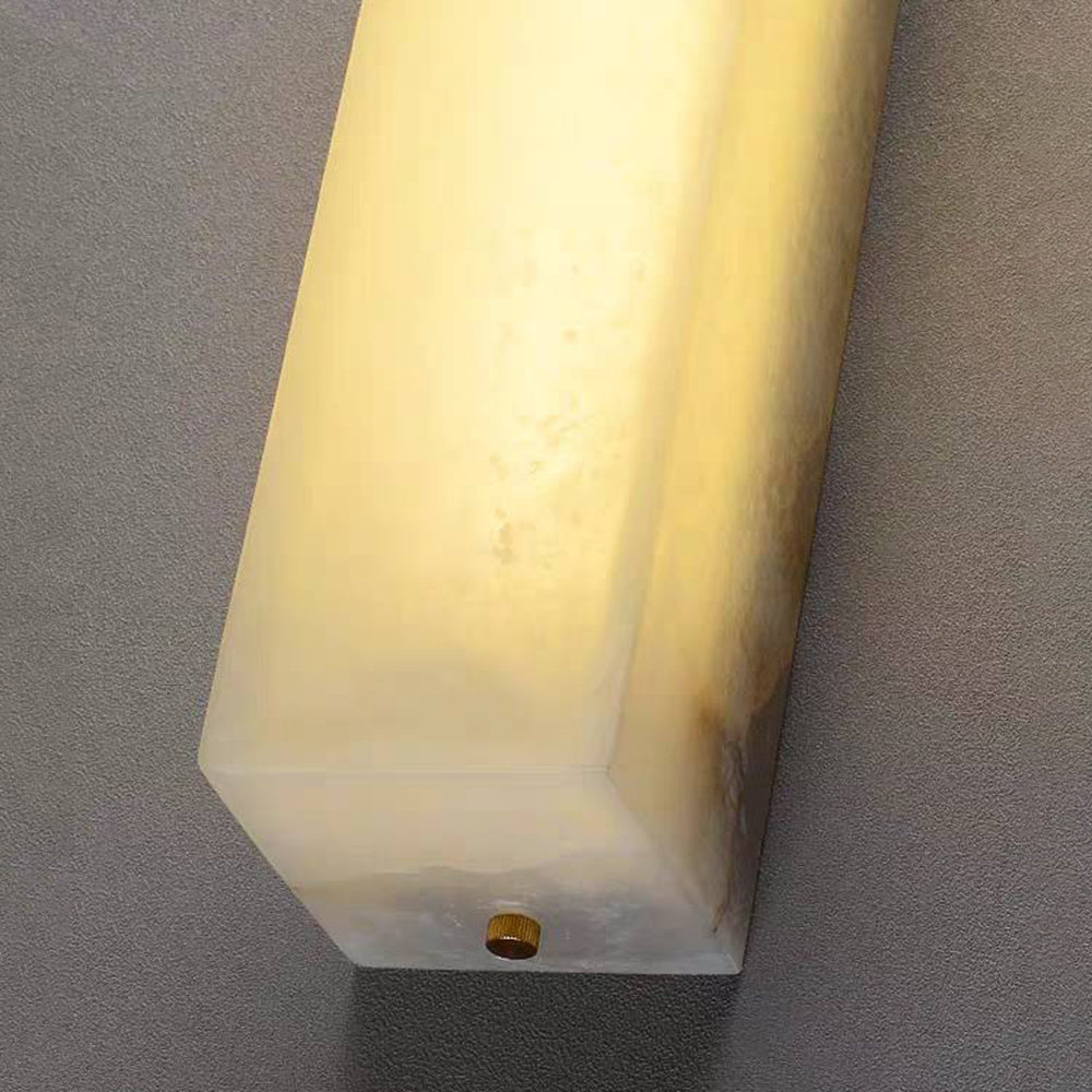 Contemporary Stone Outdoor LED Wall Lantern 1-Light