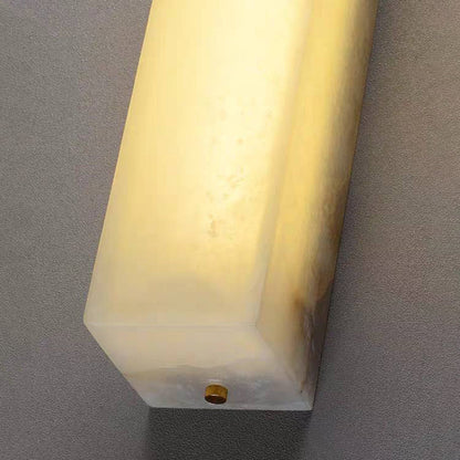 Contemporary Stone Outdoor LED Wall Lantern 1-Light