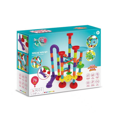 Colorful Marble Run Building Blocks