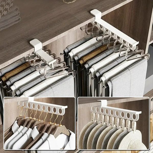 Space Saving Foldable Clothing Rack
