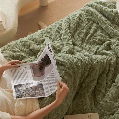 Plush Soft Woolen Winter Throw Blanket