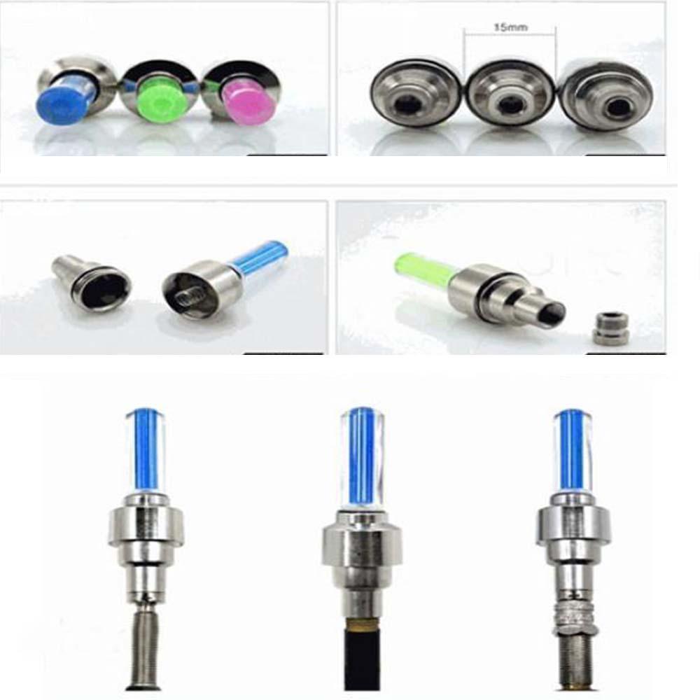 Bright Car Wheel LED Valve Stem Caps (2 Pack)