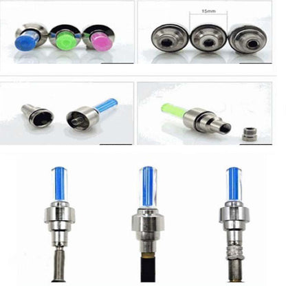 Bright Car Wheel LED Valve Stem Caps (2 Pack)
