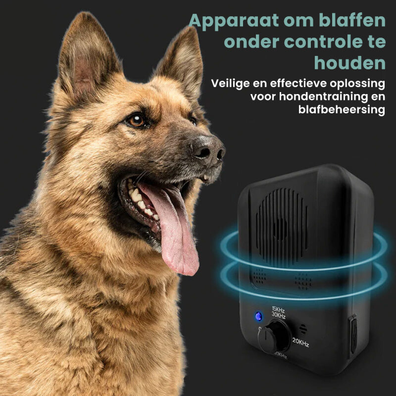 Ultrasonic Anti Dog Barking Device – Adjustable Intensity, Waterproof, 15-Meter Range for Dog Barking Prevention-3