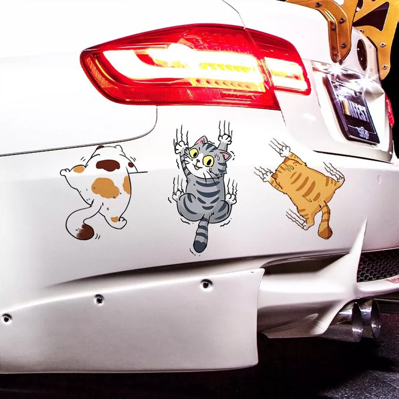 Funny Kitty Car Decal Sticker