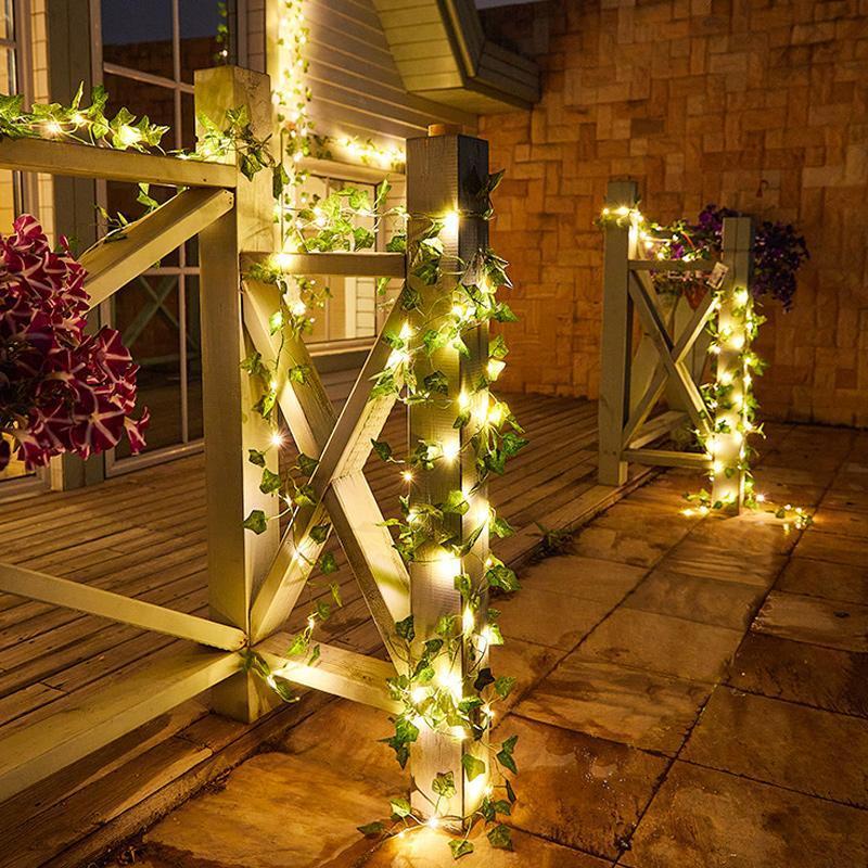 Outdoor Solar Powered Wicker LED Lanterns