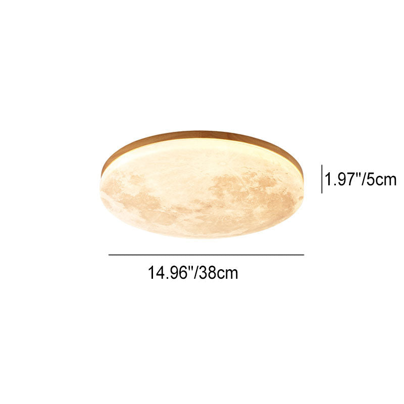 Simple Round White LED Ceiling Light Fixtures