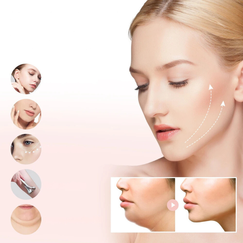 Portable Rechargeable Face Massager for Skin Lifting