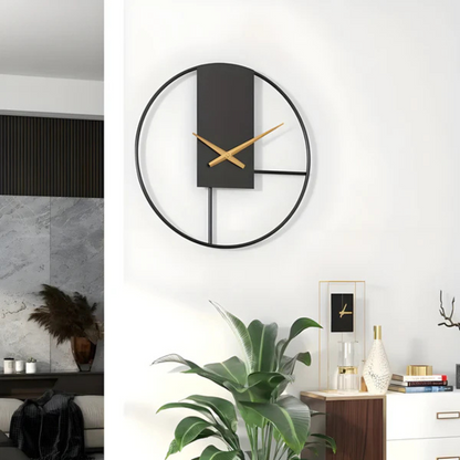 Simple Quiet Wall Clock - Elegant Big Round Clock