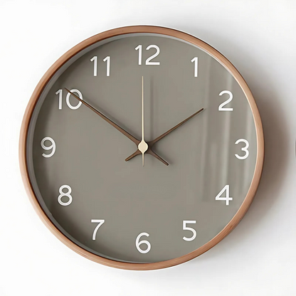Rustic Wood Large Wall Clock