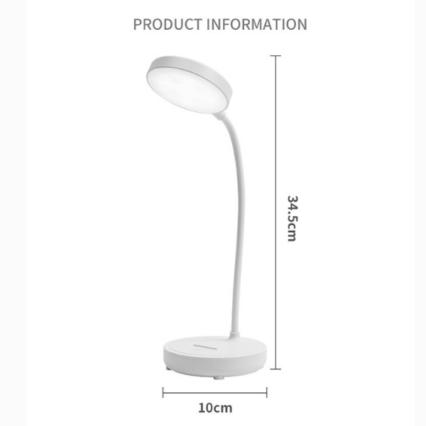 Versatile LED Office Lamp with Adjustable Arm