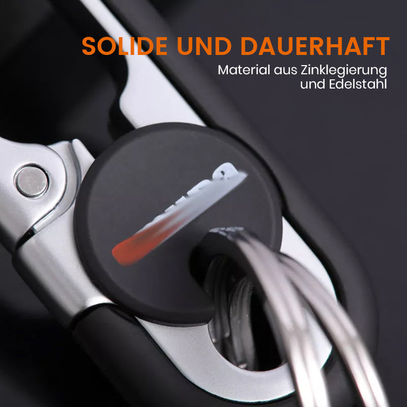 Leather Car Keychain for Men - Fesara