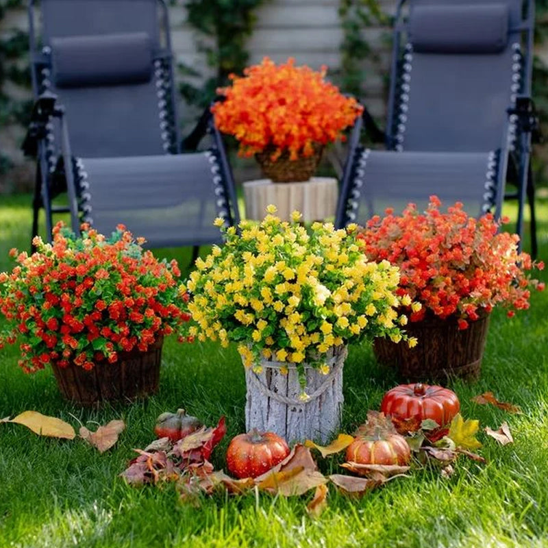 Outdoor Fake Flower Arrangements