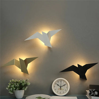 Contemporary LED Bird Wall Light