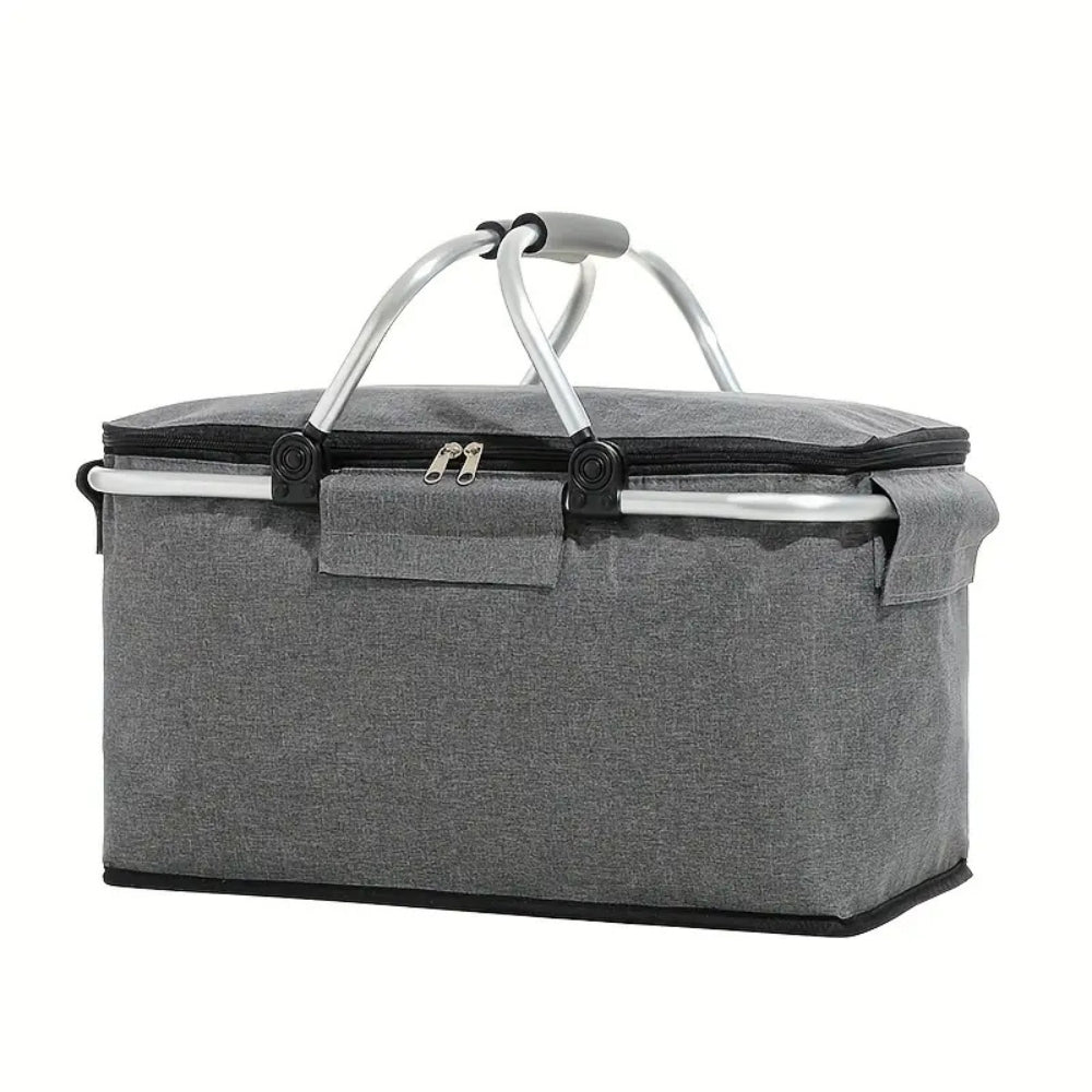Collapsible Thermal Outdoor Food Basket Cooler Bag