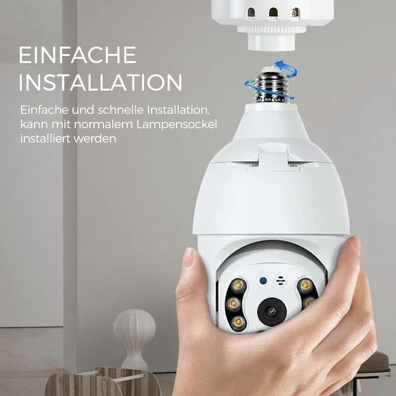 Smart WiFi Security Camera Light Bulb