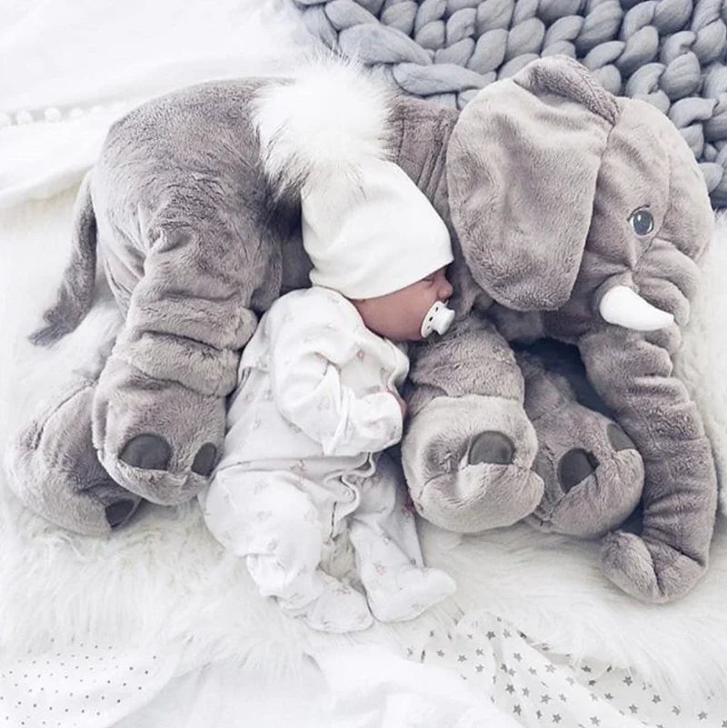 Soft Cute Elephant Throw Pillow
