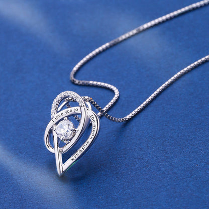Personalized Heart Mom Necklace