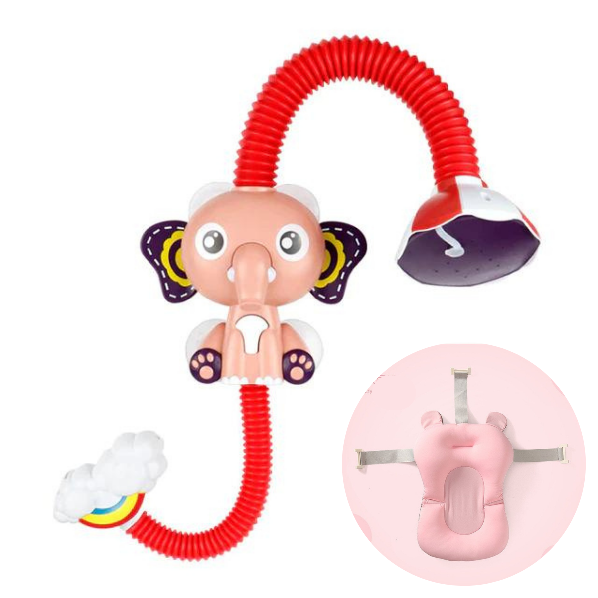 Colorful Elephant Bath Toy For Kids