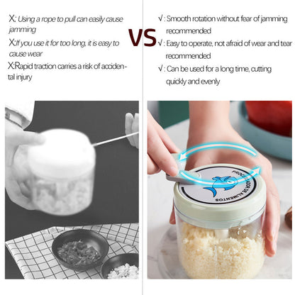 Compact Manual Quick Veggie Garlic Chopper