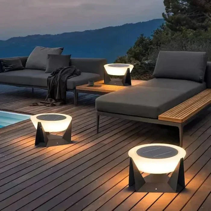 Elegant Garden Solar Powered Lamp