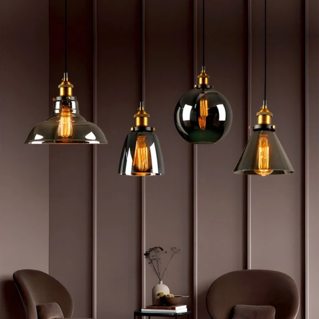 Classic Glass Pendant Light Fixture