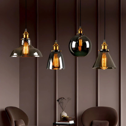 Classic Glass Pendant Light Fixture