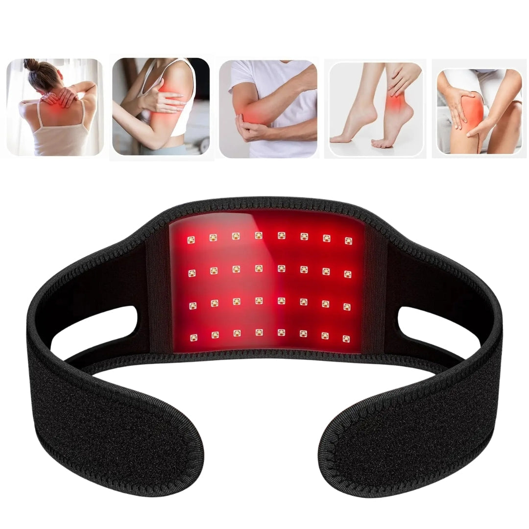 Warm Therapeutic Neck Wrap with Red Light Heat Massage - Fesara