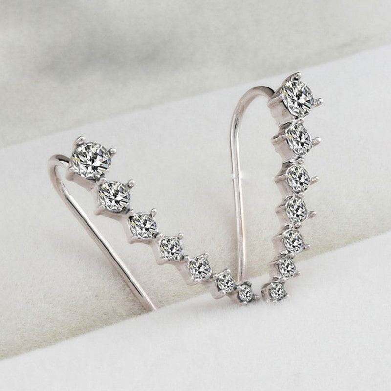 Luxurious Diamond Solitaire Earrings