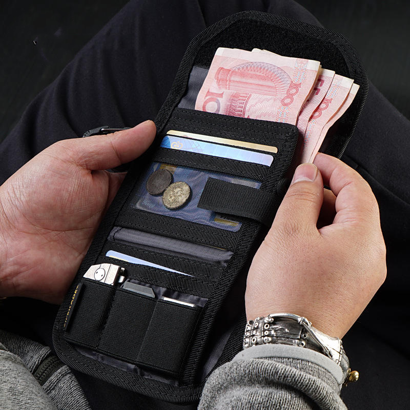 Durable 3-Fold Outdoor Survival Wallet - Fesara