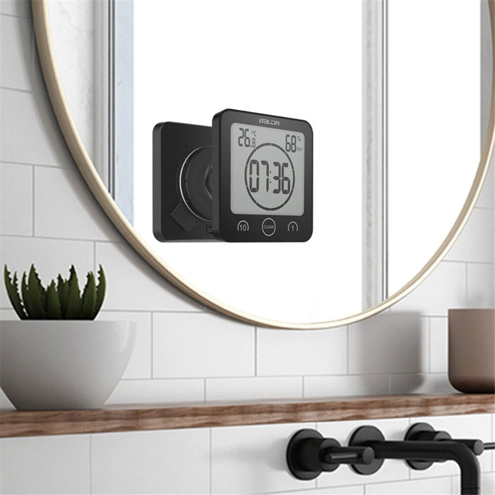 Waterproof Bathroom Clock Radio