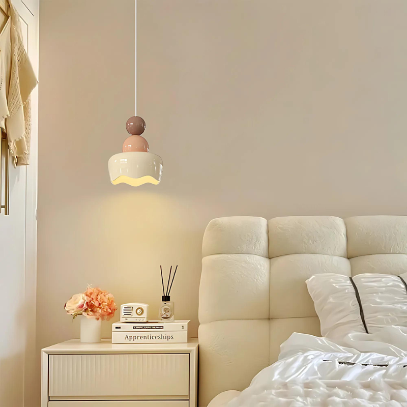 Cozy Hanging Lamp For Bedroom With Soft Glow