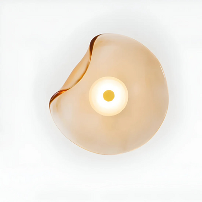 Round Glass Mounted Lamp