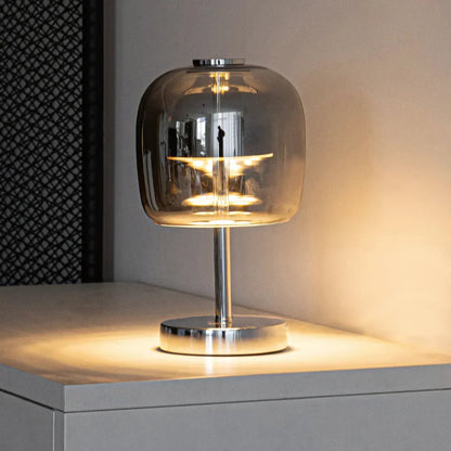 Elegant Opal Glass Desk Lamp