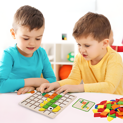 Fun Learning Wooden Brain Puzzle Set