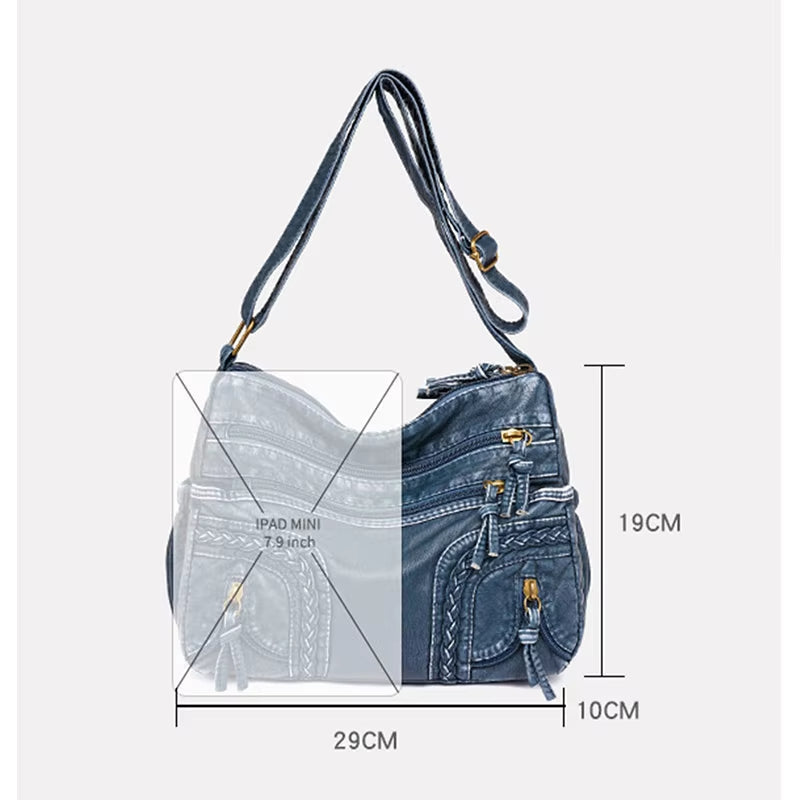 Chic Woven Tote Bag - Lightweight Everyday Shoulder Bag
