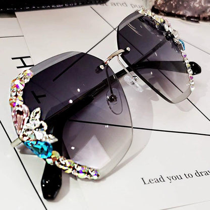 Classic Round Frameless Crystal Shades