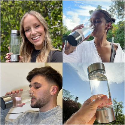 Portable Alkaline Water Bottle with USB Charging