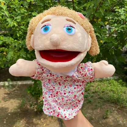 Colorful Plush Hand Puppet Toy
