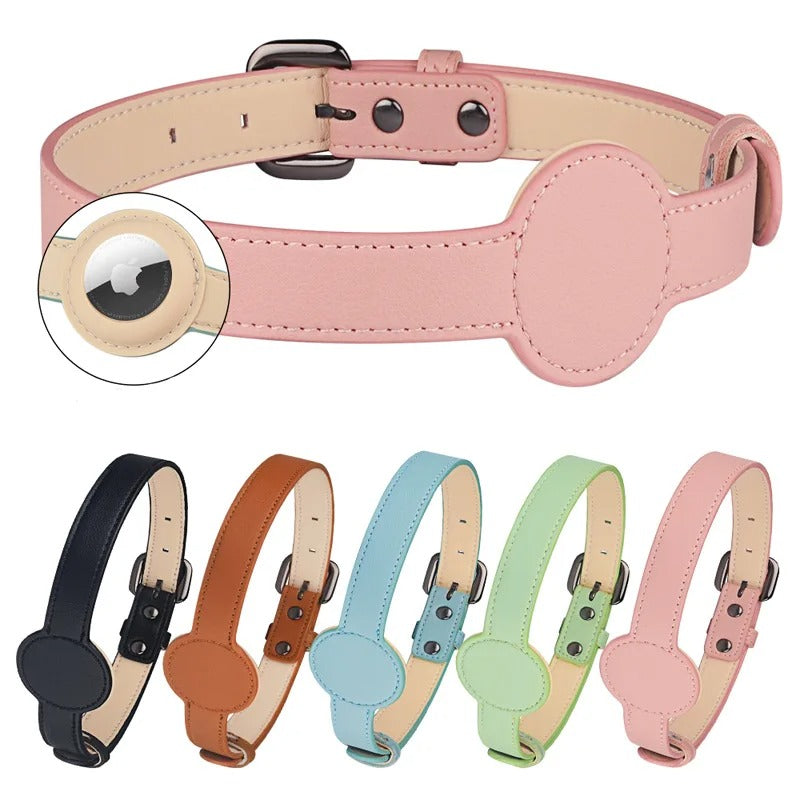 Premium Dog Collar with AirTag Tracker - Fesara